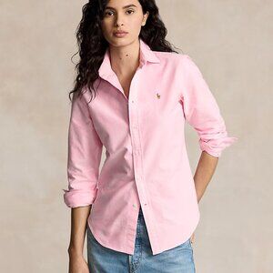 Polo Ralph Lauren 100% Cotton Light Pink Button Up Shirt